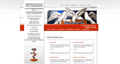 Desktop Screenshot of praxis-blankenhorn.de